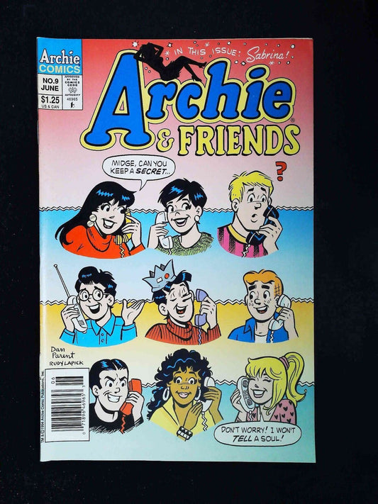 Archie And Friends #9  Archie Comics 1994 Vf Newsstand