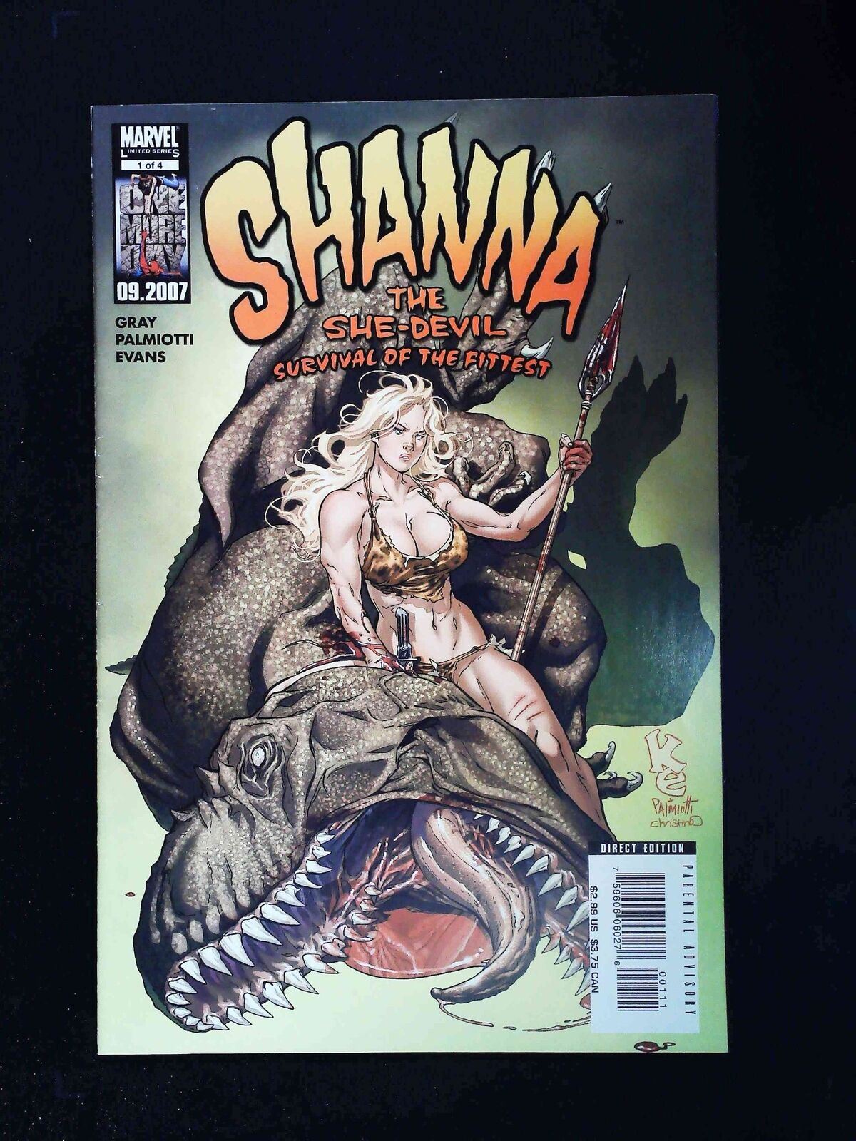 Shanna The She-Devil Survival Of The Fittest #1  Marvel Comics 2007 Vf+