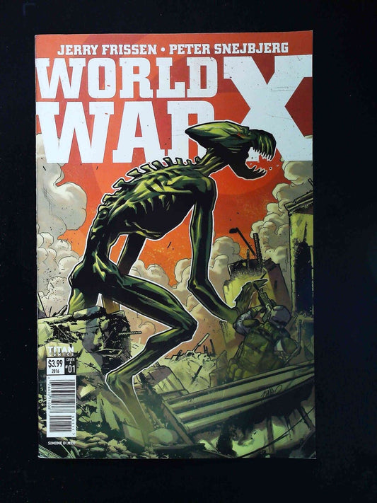 World War X #1  Titan Comics 2017 Nm-