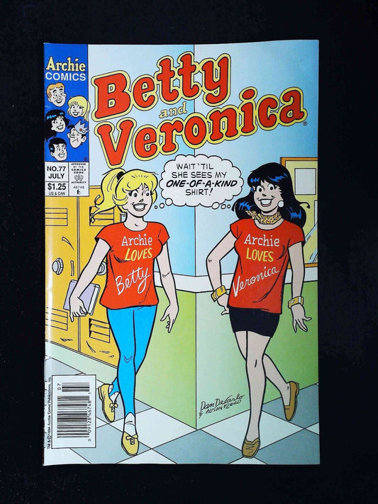 Betty And Veronica #77  Archie Comics 1994 Vf+ Newsstand