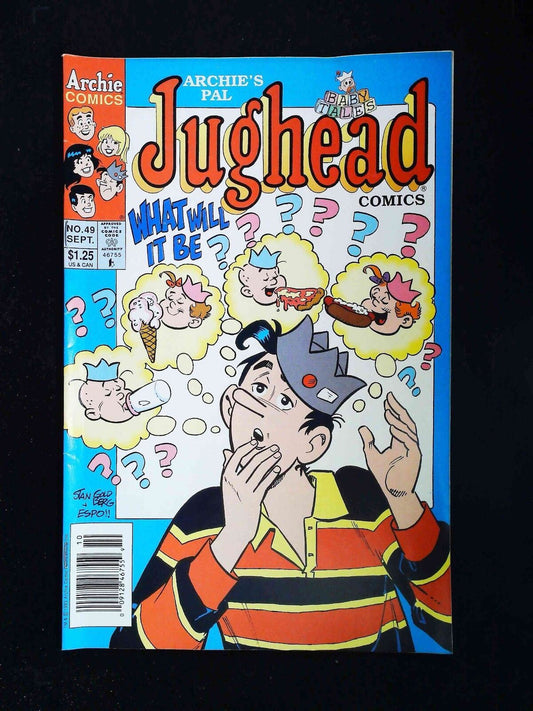 Jughead #49 (2Nd Series) Archie Comics 1993 Vf- Newsstand