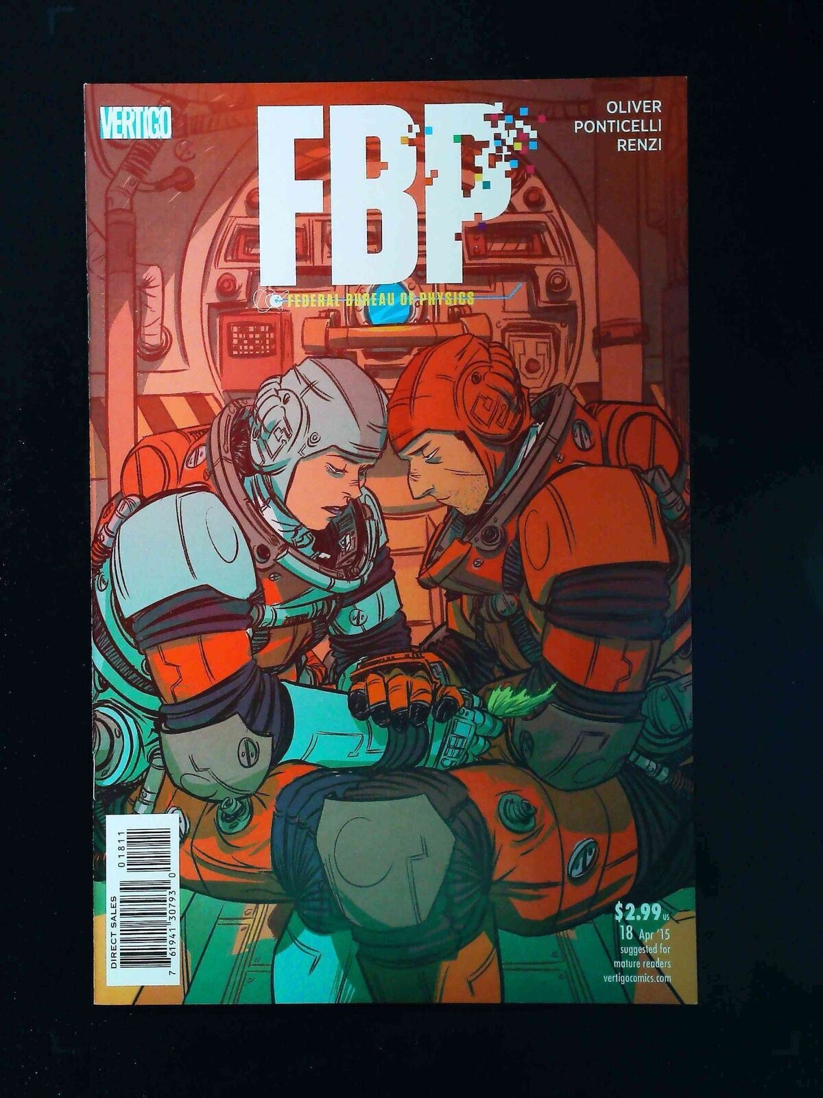 Fbp Federal  Bureau Of Physics  Collider #18  Dc/Vertigo Comics 2015 Nm