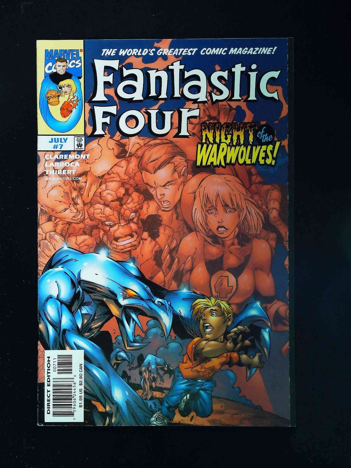Fantastic Four  #7 (3Rd Series) Marvel Comics 1998 Vf+