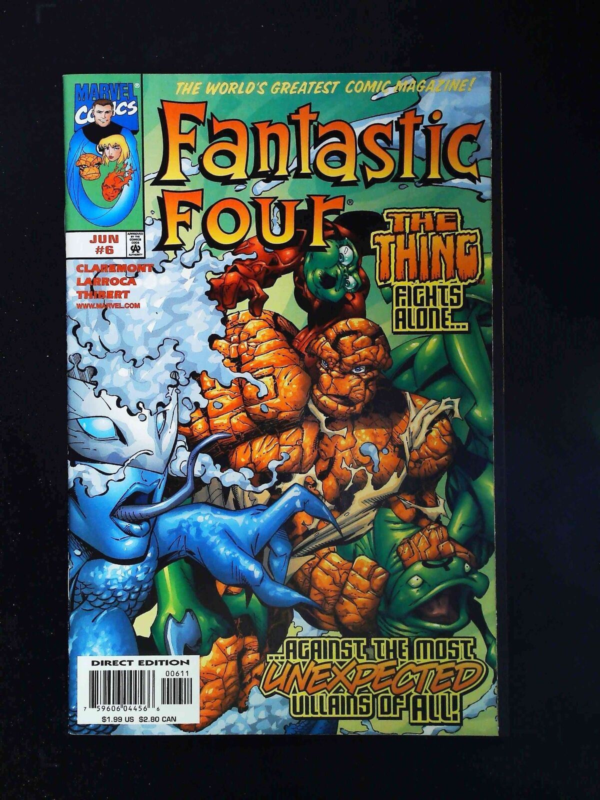 Fantastic Four  #6 (3Rd Series) Marvel Comics 1998 Vf/Nm