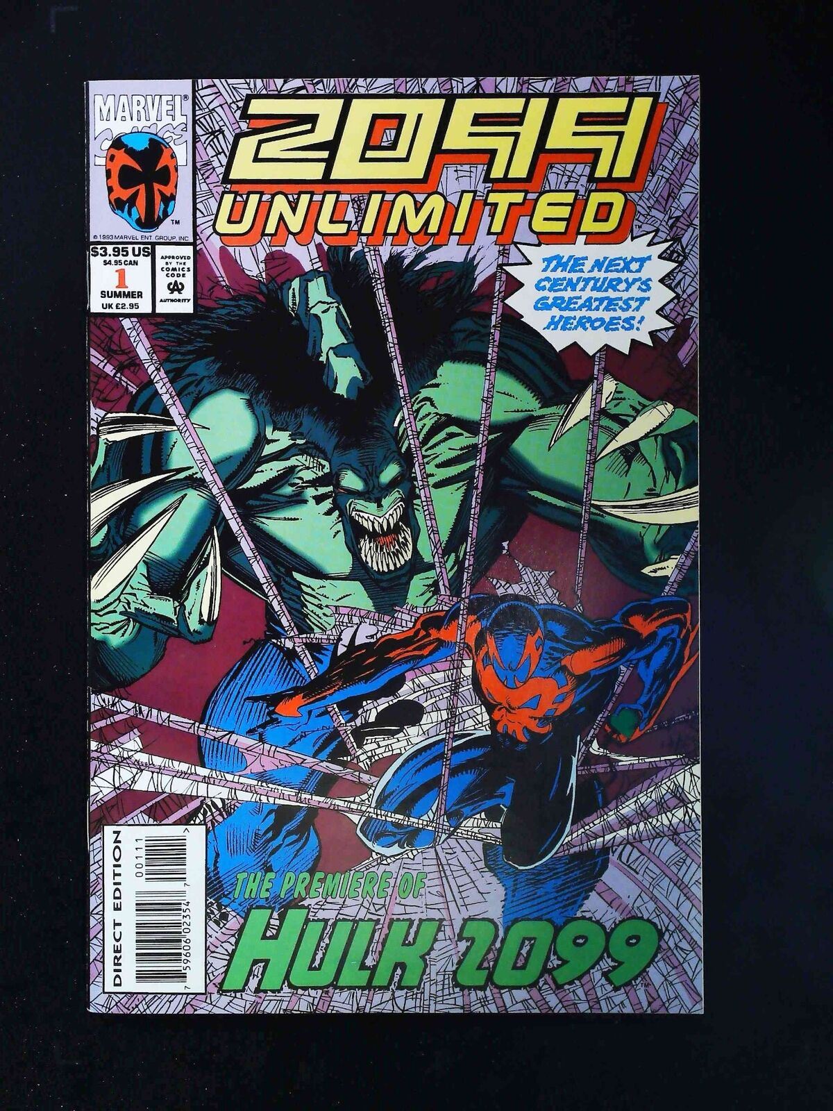 2099 Unlimited #1  Marvel Comics 1993 Vf+