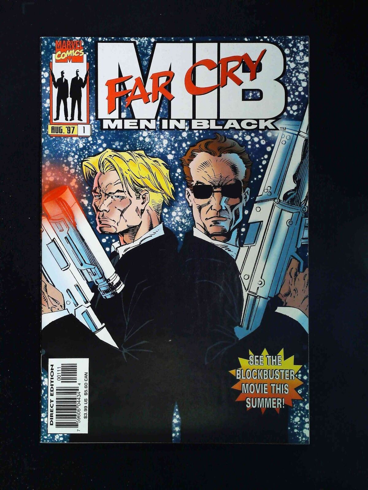 Men In Black Far Cry #1  Marvel Comics 1997 Vf/Nm