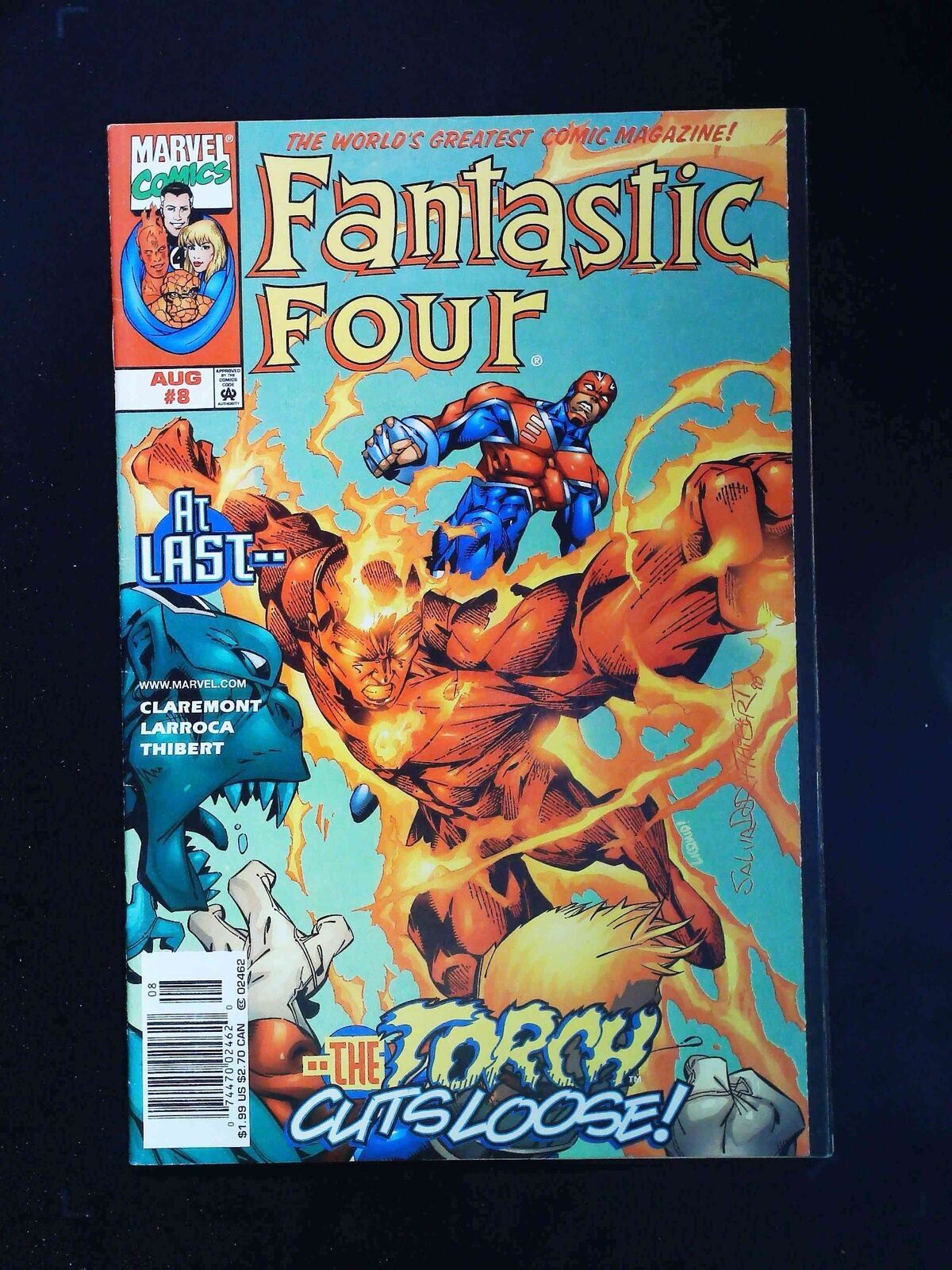 Fantastic Four  #8 (3Rd Series) Marvel Comics 1998 Vf+ Newsstand