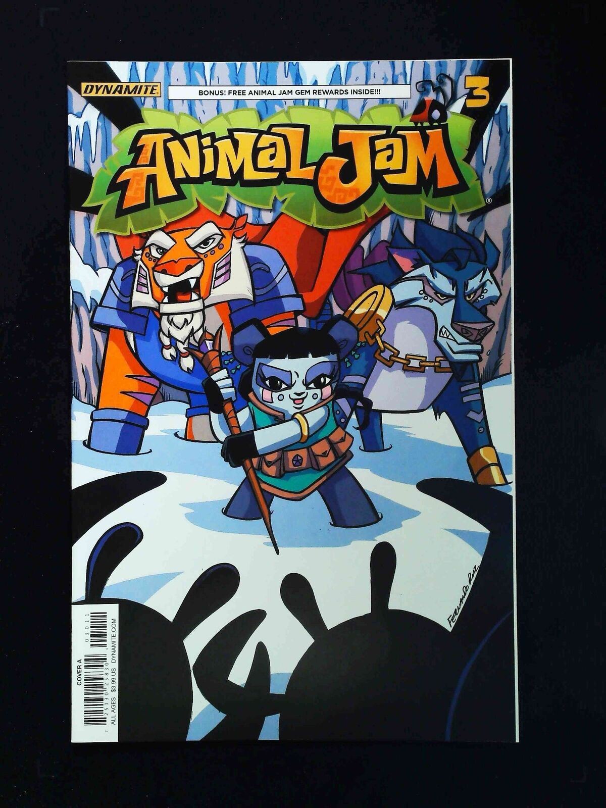 Animal Jam #3  Dynamite Comics 2017 Nm-