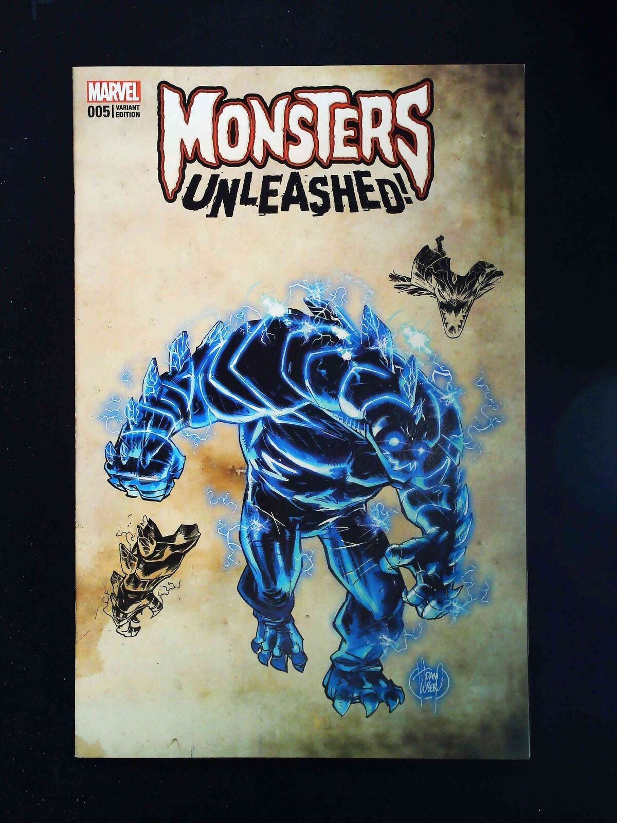 Monsters Unleashed #5E  Marvel Comics 2017 Nm  Kubert Variant