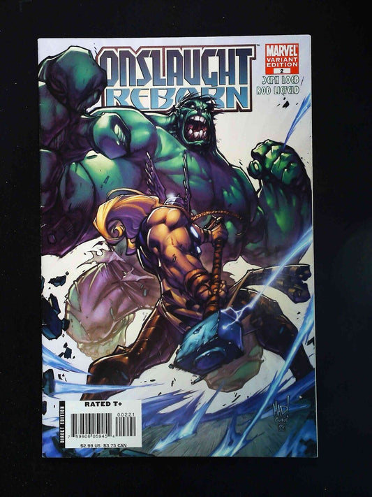 Onslaught Reborn #2B  Marvel Comics 2007 Vf+  Madureira Variant