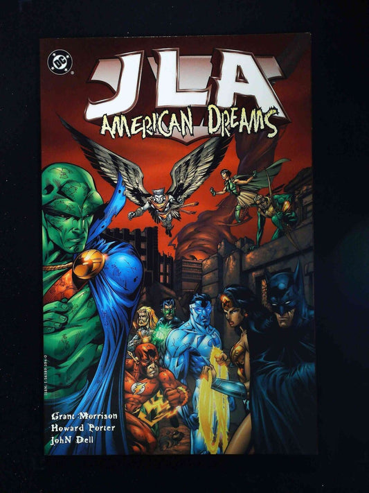 Jla Tpb #2-1St  Dc Comics 1997 Nm+  Variant Cover