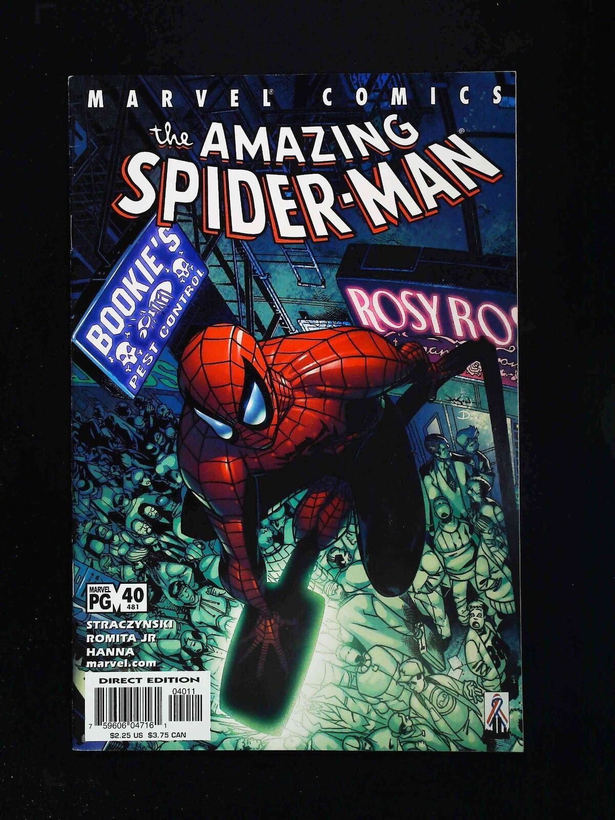 Amazing Spider--Man #40 (2Nd Series) Marvel Comics 2002 Vf+
