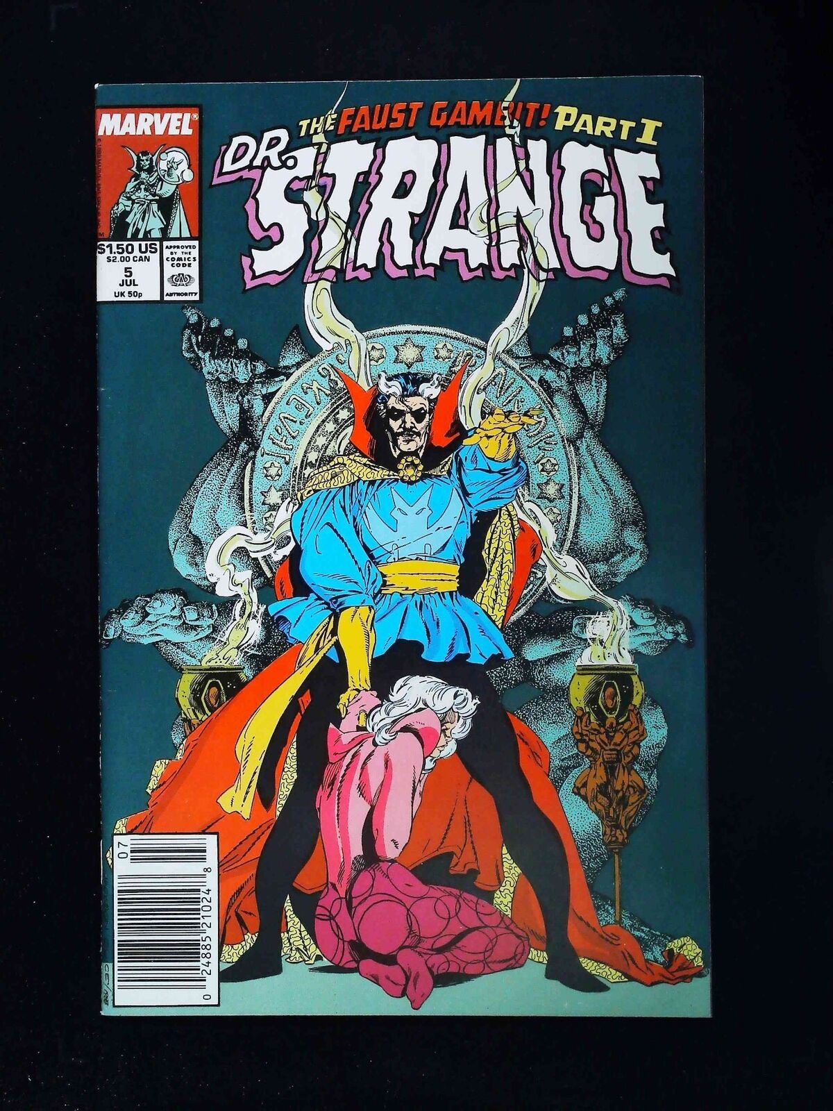 Doctor Strange #5 (3Rd Series) Marvel Comics 1989 Vf+ Newsstand
