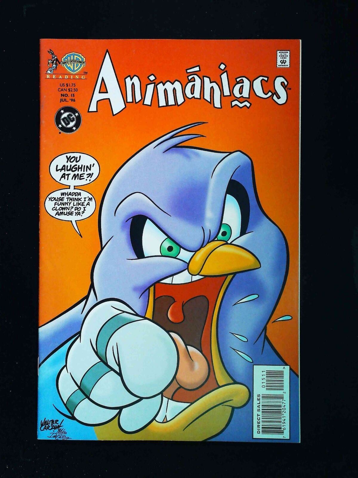 Animaniacs #15  Dc Comics 1996 Vf+