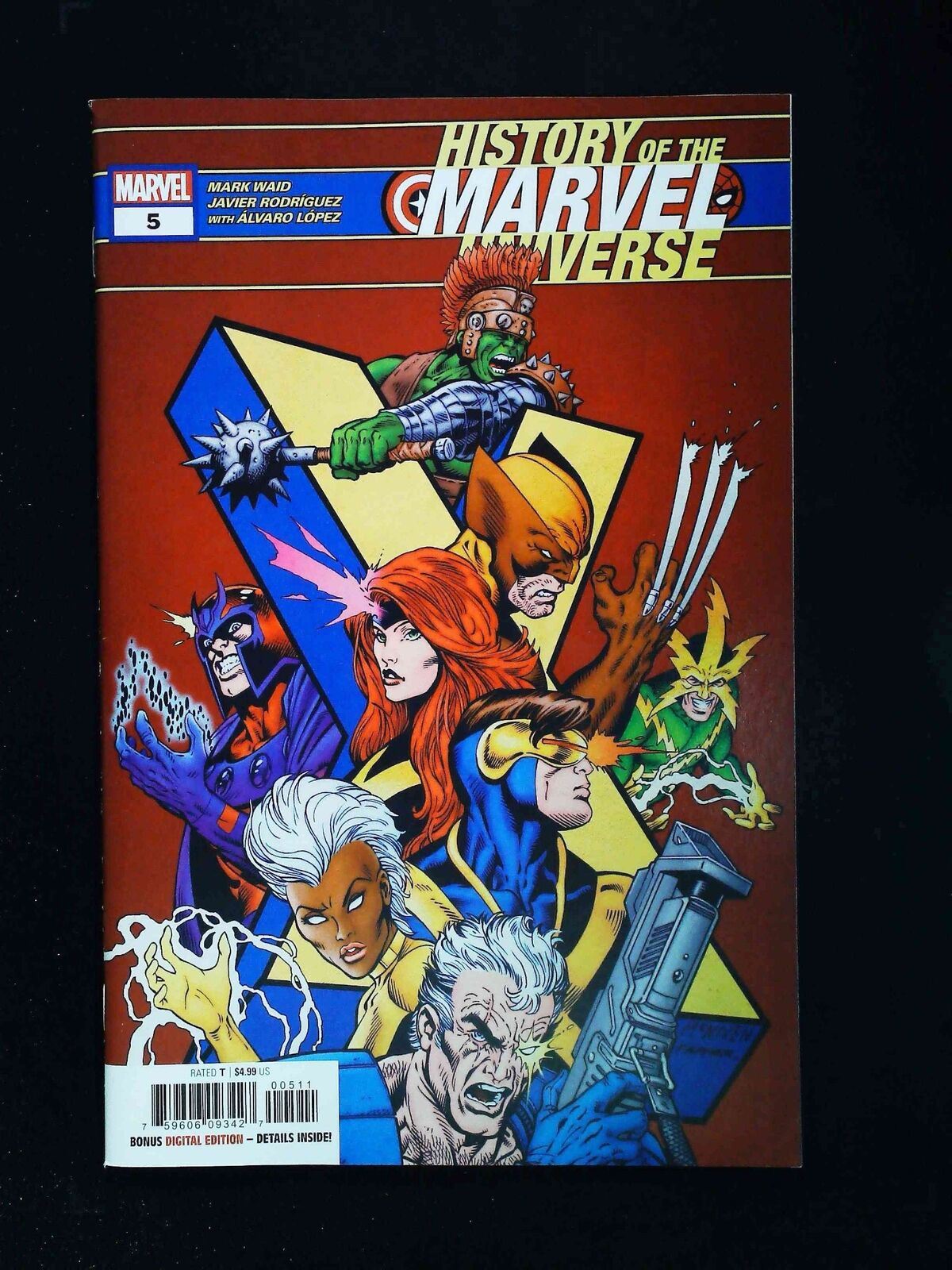 History Of The Marvel Universe #5  Marvel Comics 2019 Nm-  Rodriguez Variant