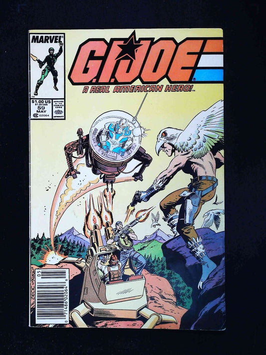 Gi Joe #59  Marvel Comics 1987 Fn/Vf Newsstand