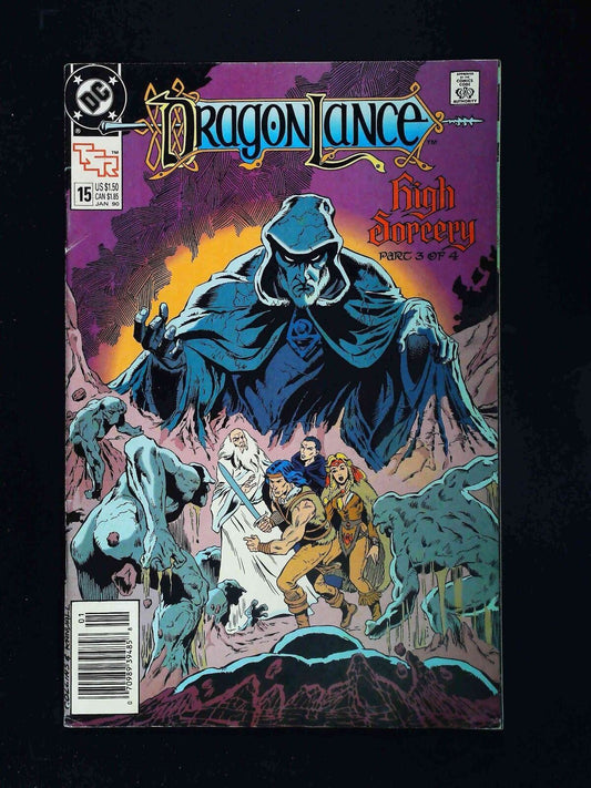 Dragonlance #15  Dc Comics 1990 Vf- Newsstand