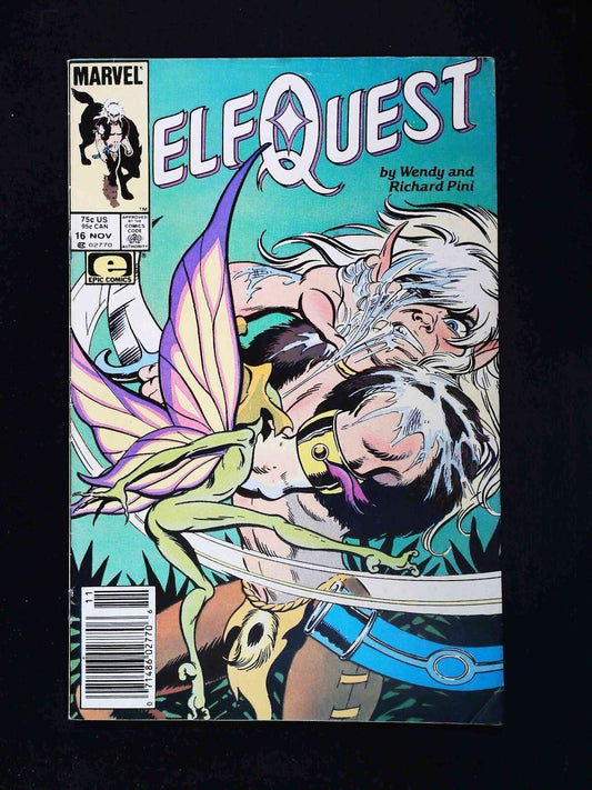 Elfquest #16  Marvel Comics 1986 Fn/Vf Newsstand