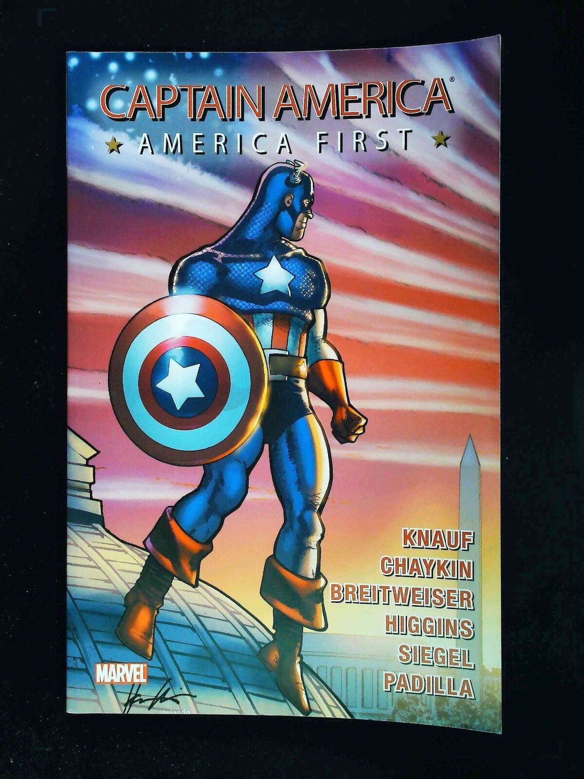 Captain America America First Hc #1  Marvel Comics 2010 Vf/Nm