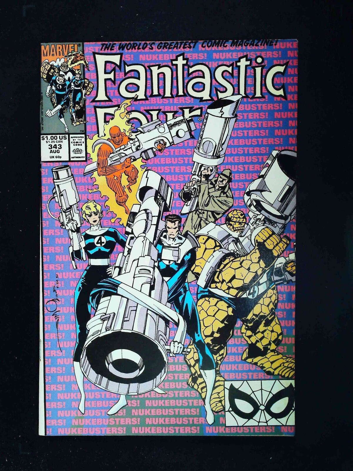 Fantastic Four #343  Marvel Comics 1990 Vf