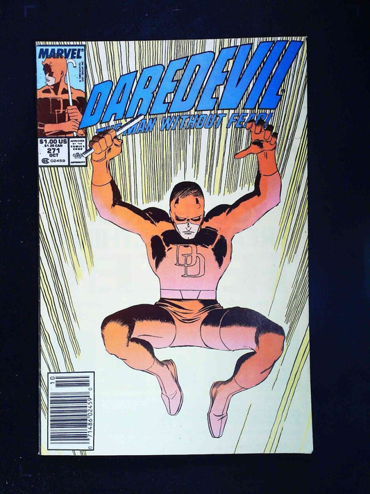 DAREDEVIL #271  MARVEL COMICS 1989 VF NEWSSTAND