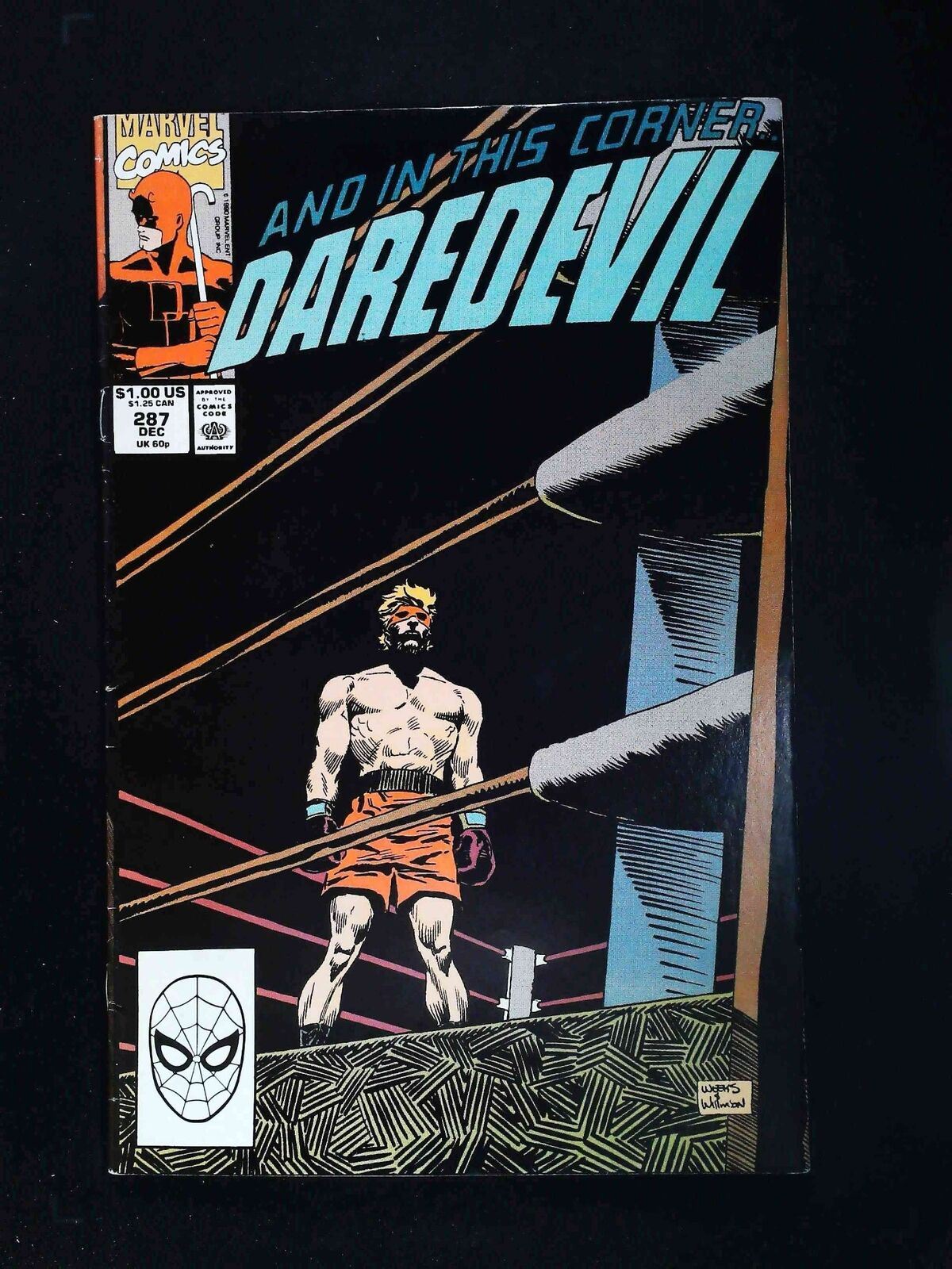 Daredevil #287  Marvel Comics 1990 Vf-