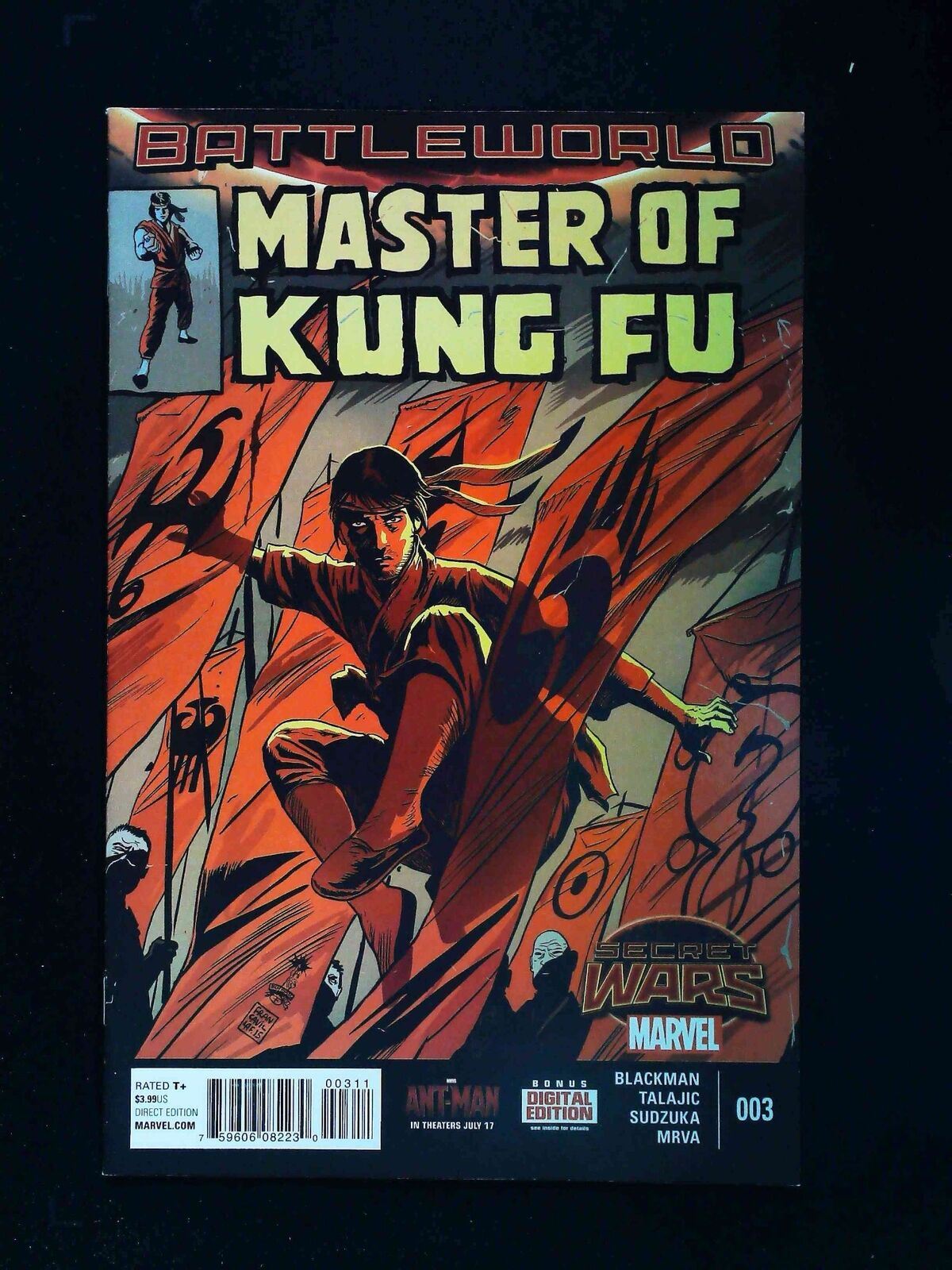 Master Of Kung Fu #3 (2Nd Series) Marvel Comics 2015 Vf/Nm