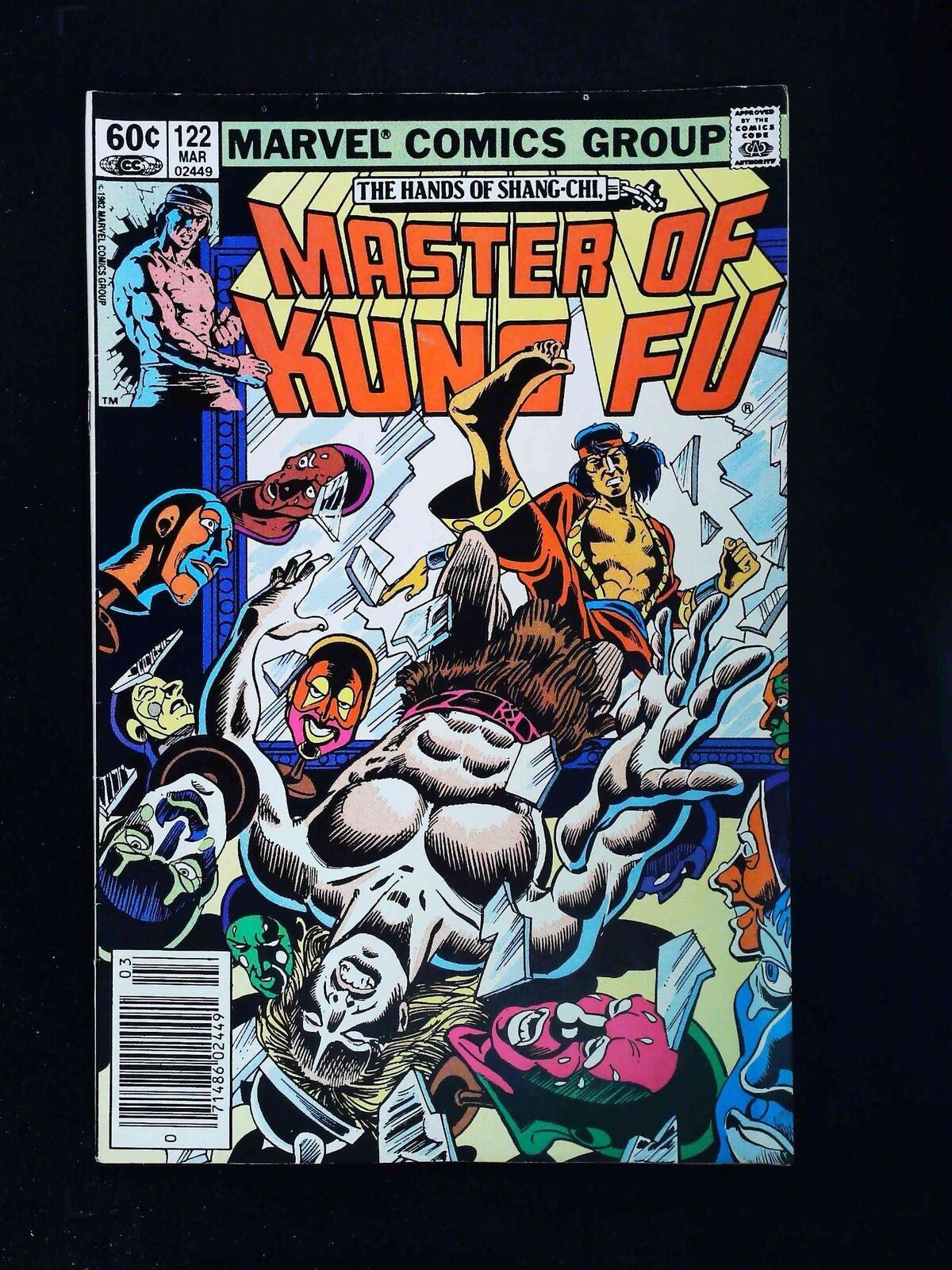 Master Of Kung Fu #122  Marvel Comics 1983 Vf Newsstand