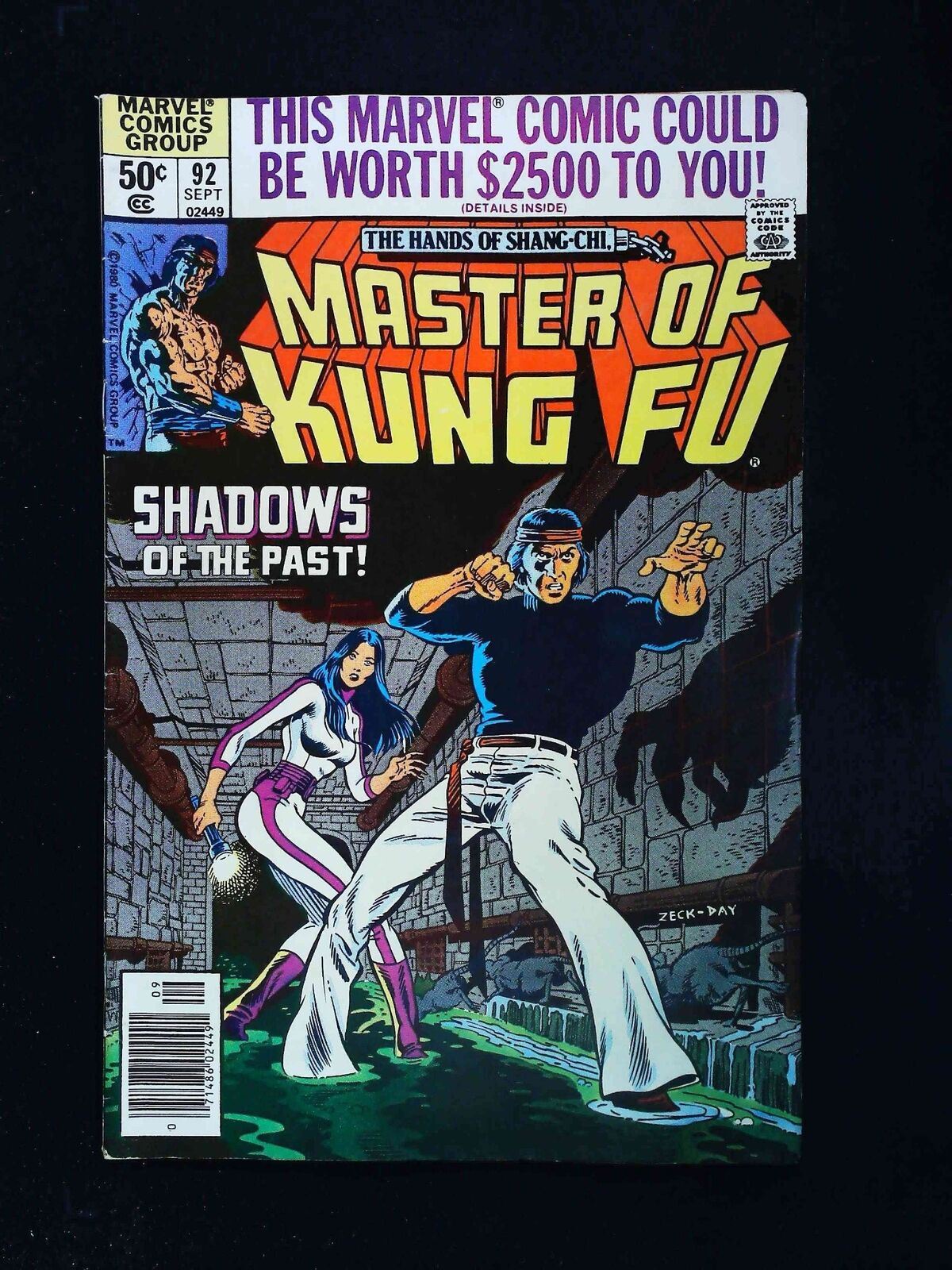 Master Of Kung Fu #92  Marvel Comics 1980 Fn/Vf Newsstand