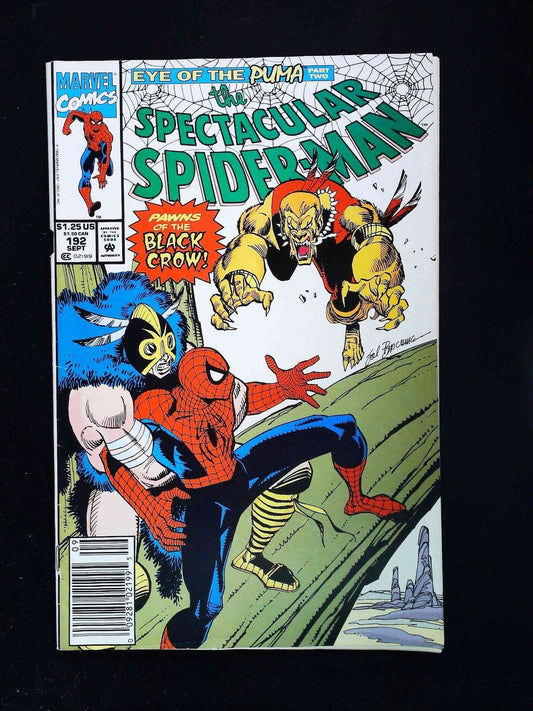 Spectacular Spider-Man #192  Marvel Comics 1992 Fn/Vf Newsstand