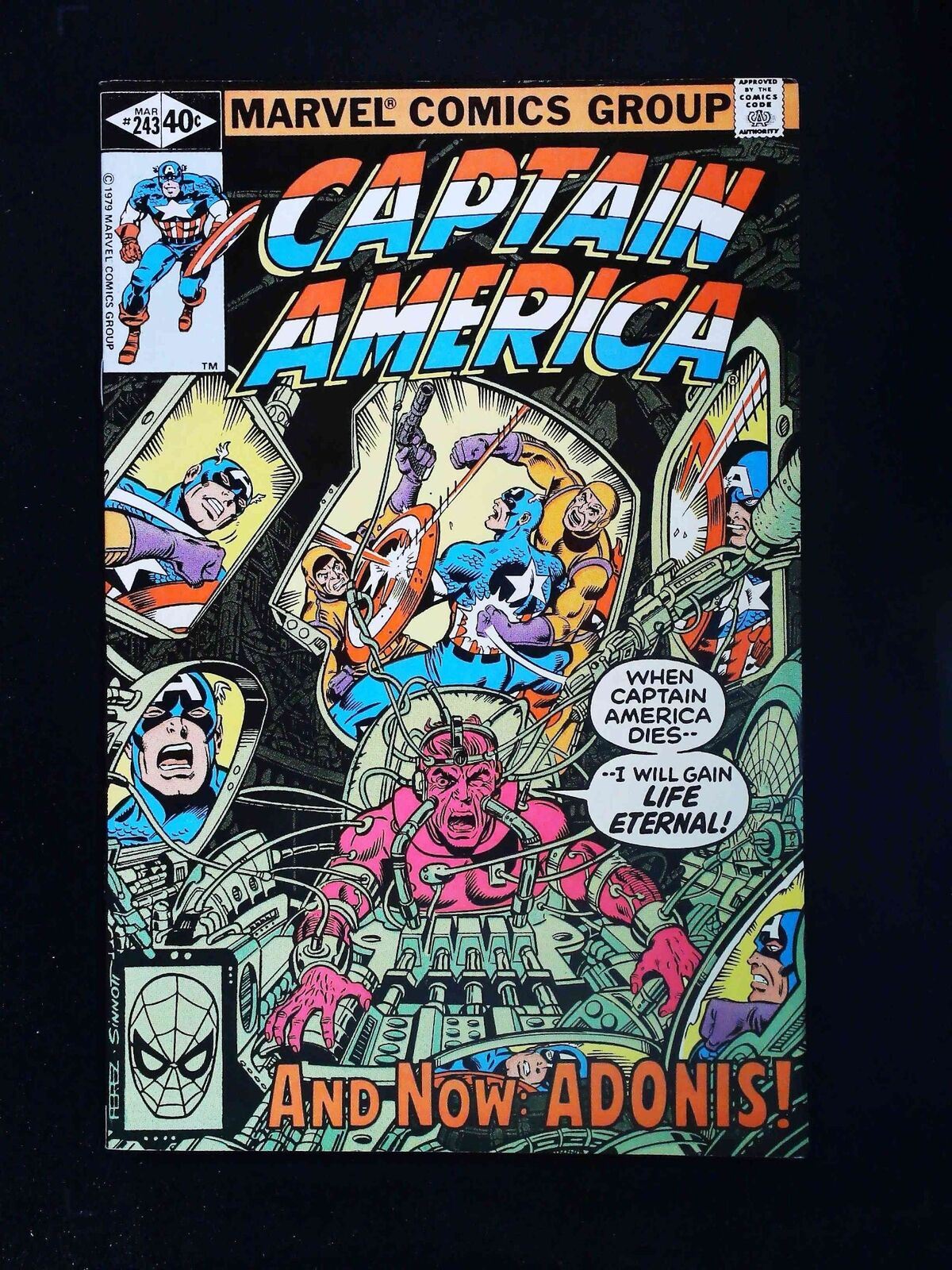 Captain America #243  Marvel Comics 1980 Vf+