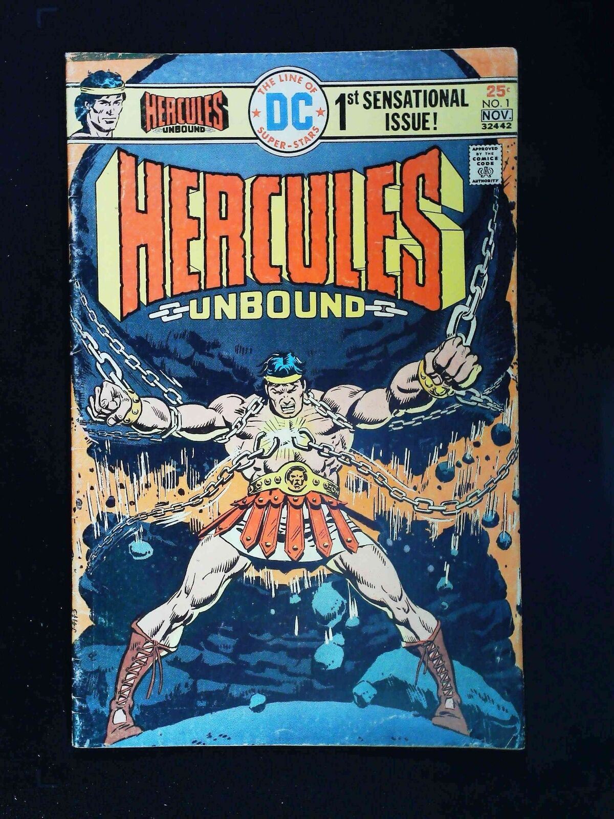 Hercules Unbound #1  Dc Comics 1975 Fn-