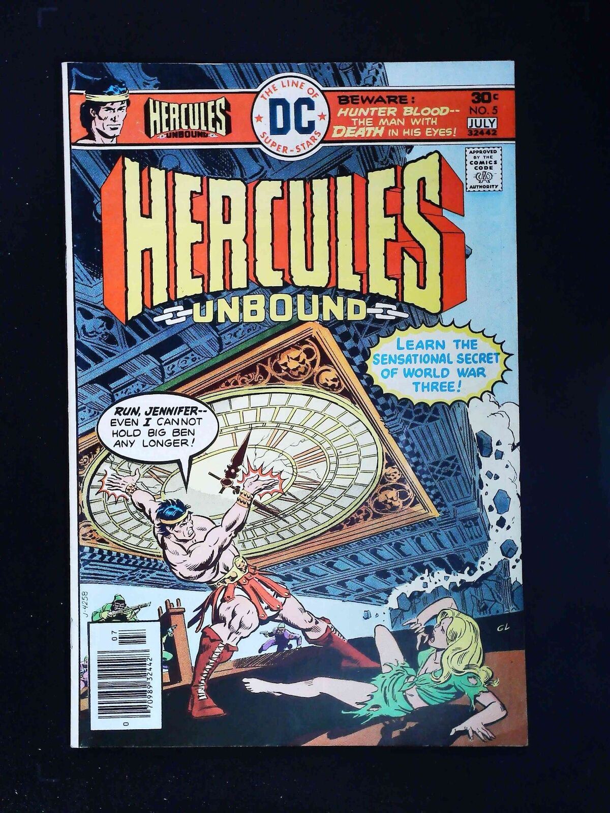 Hercules Unbound #5  Dc Comics 1976 Vf- Newsstand