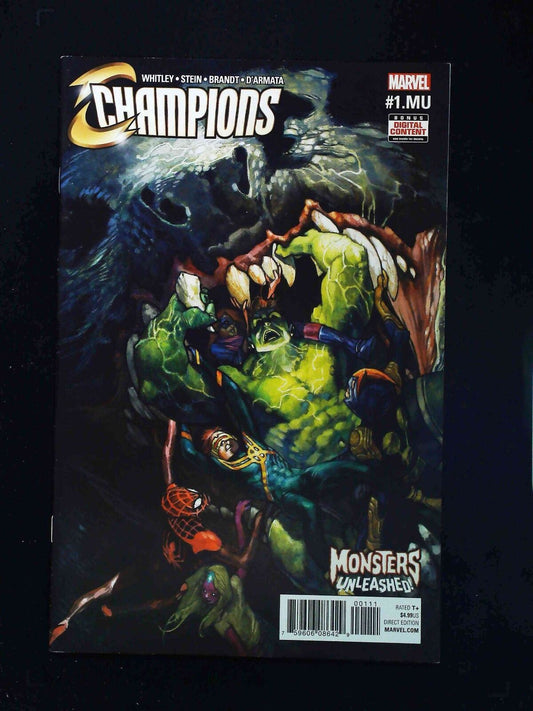 Champions #1.Mua (2Nd Series) Marvel Comics 2017 Vf/Nm