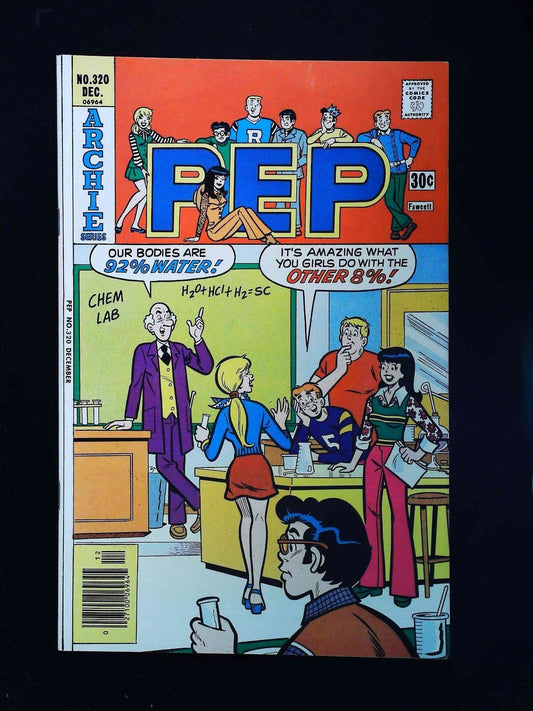 Pep Comics #320  Archie Comics 1976 Vf Newsstand