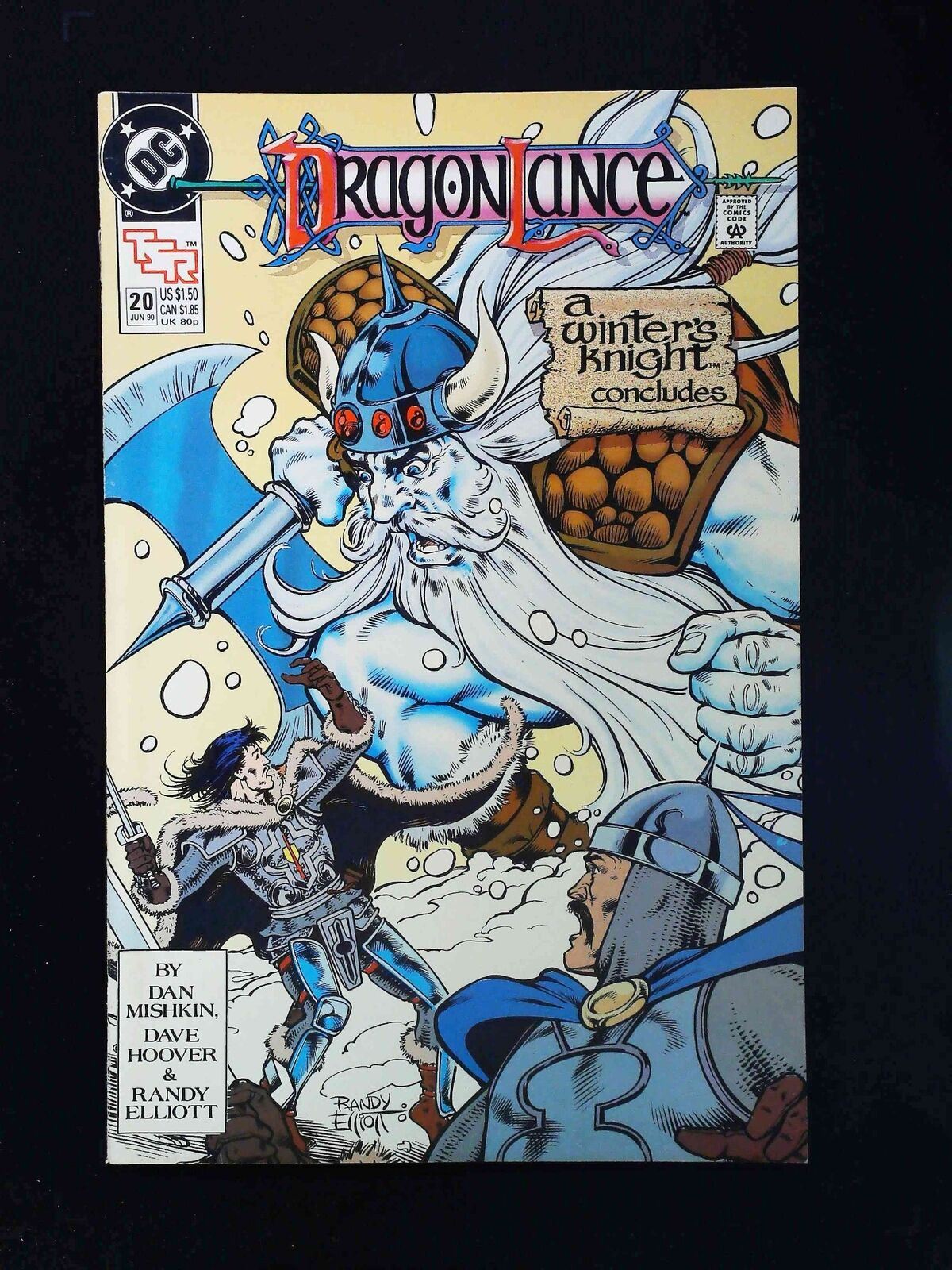 Dragonlance  #20  Dc Comics 1990 Vf+