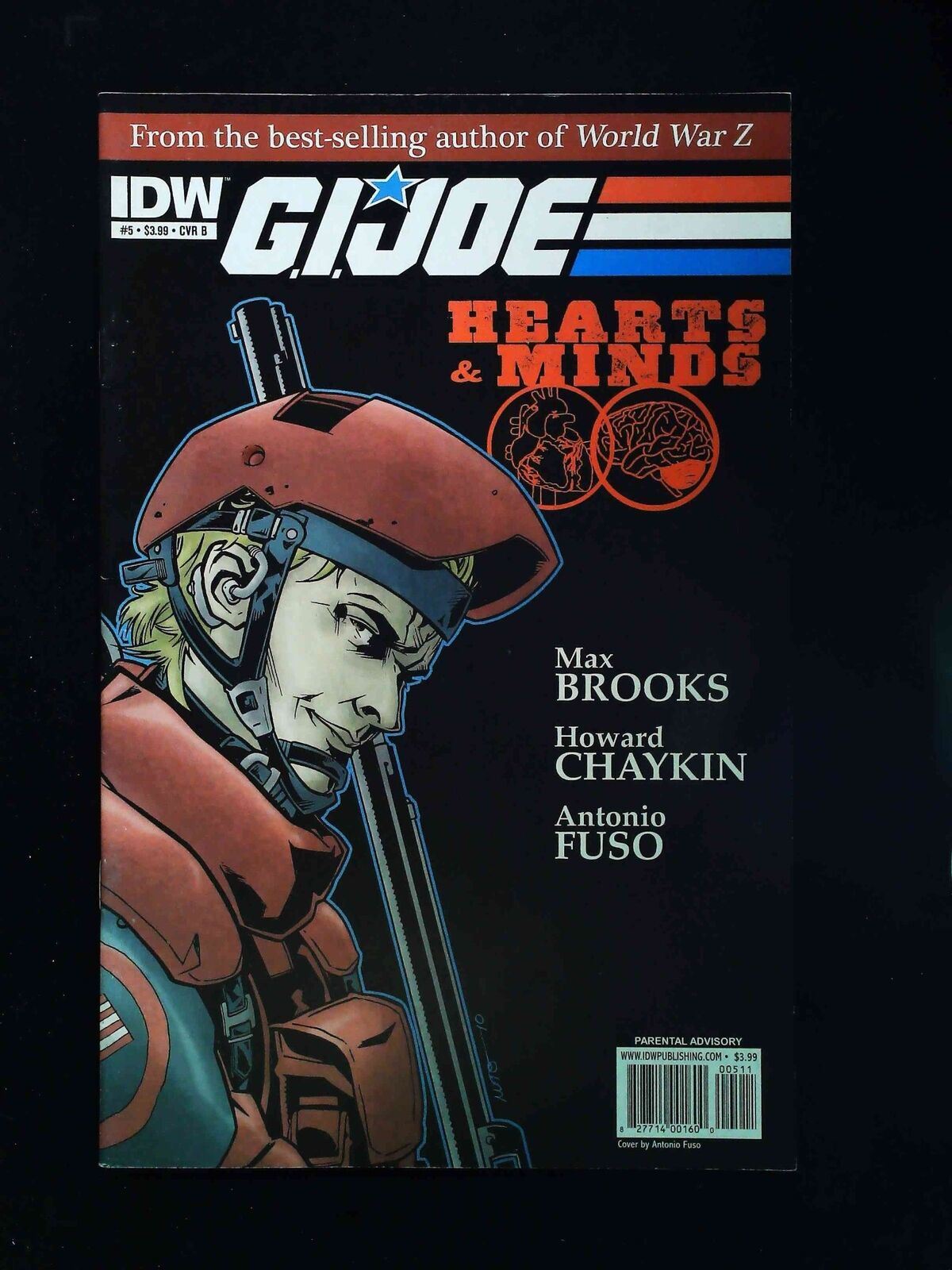 Gi Joe Hearts And Mind #5B  Idw Comics 2010 Vf+  Fuso Variant