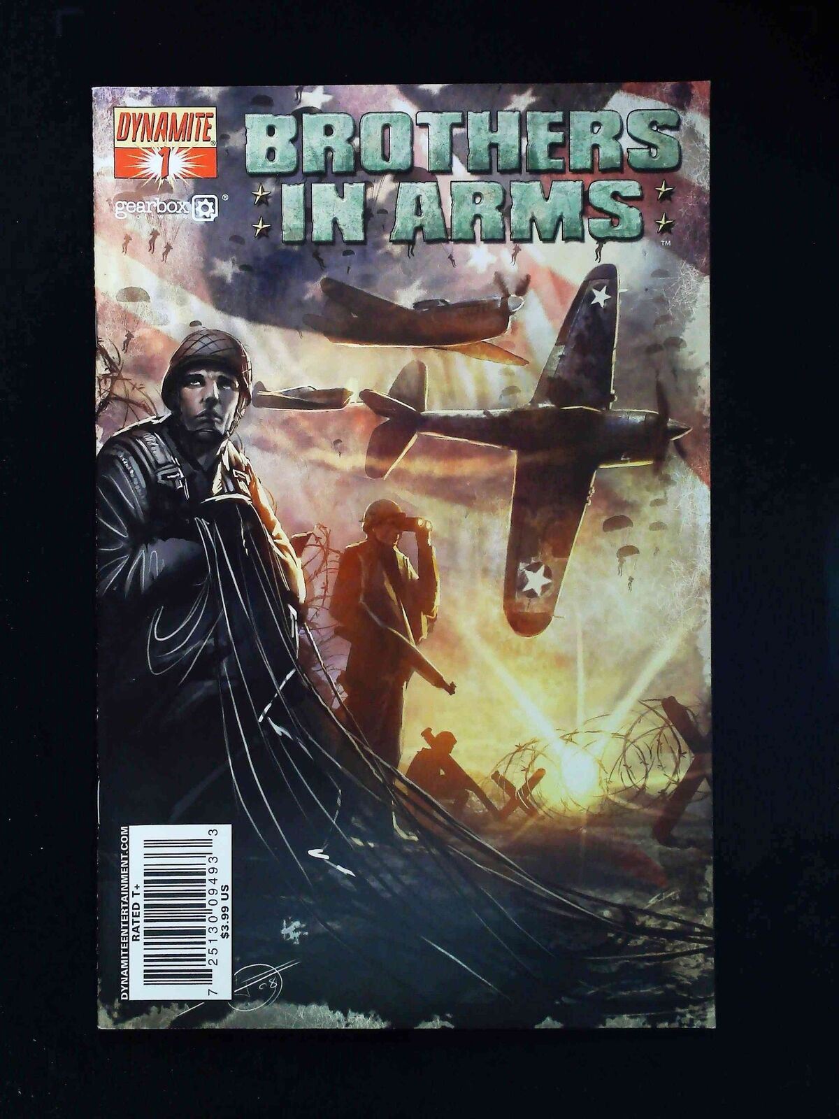 Brothers In Arms #1B  Dynamite Comics 2008 Vf/Nm  Sejic Variant