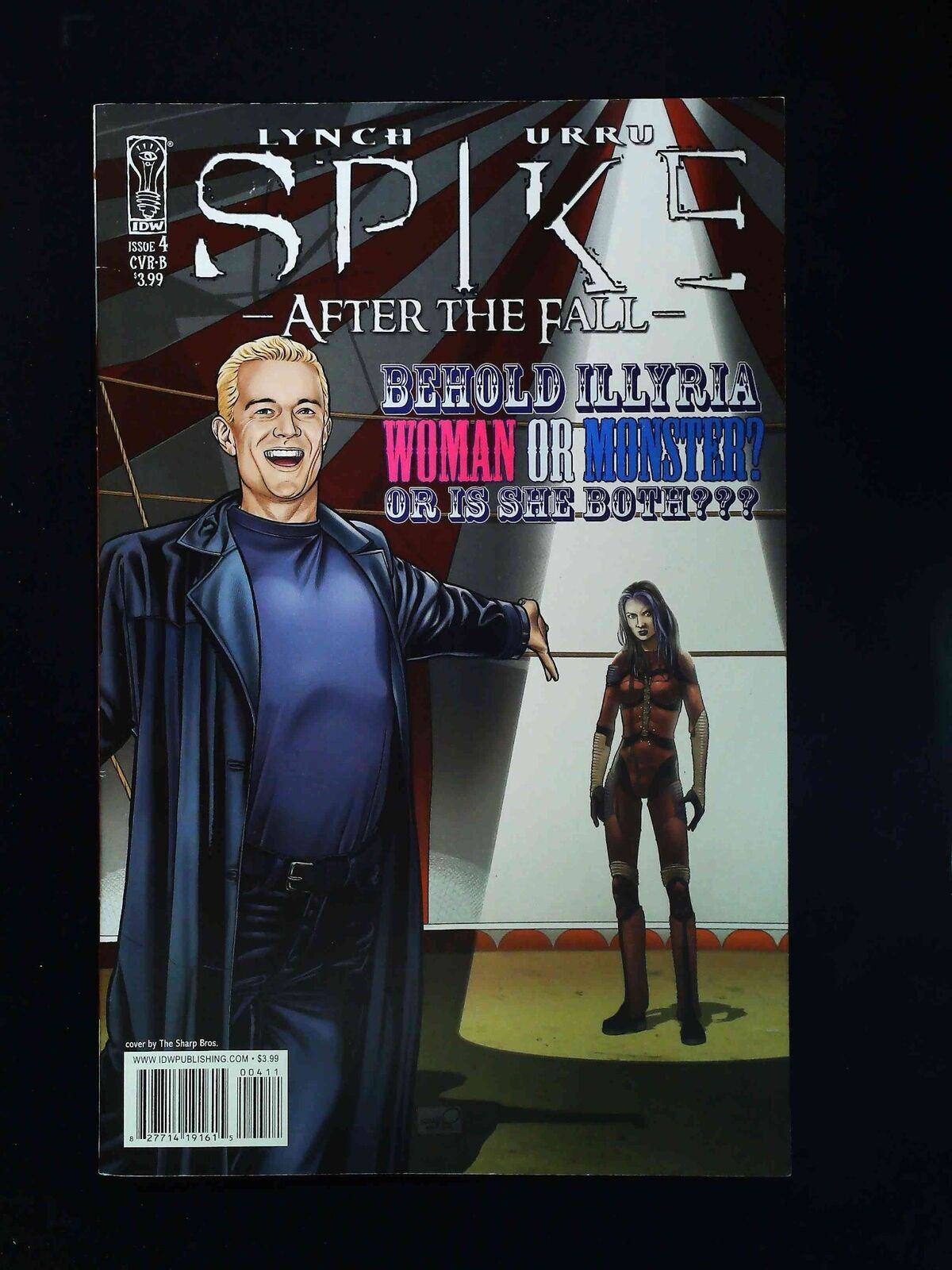Spike After The Fall #4B  Idw Comics 2008 Vf+  Sharp Brothers Variant