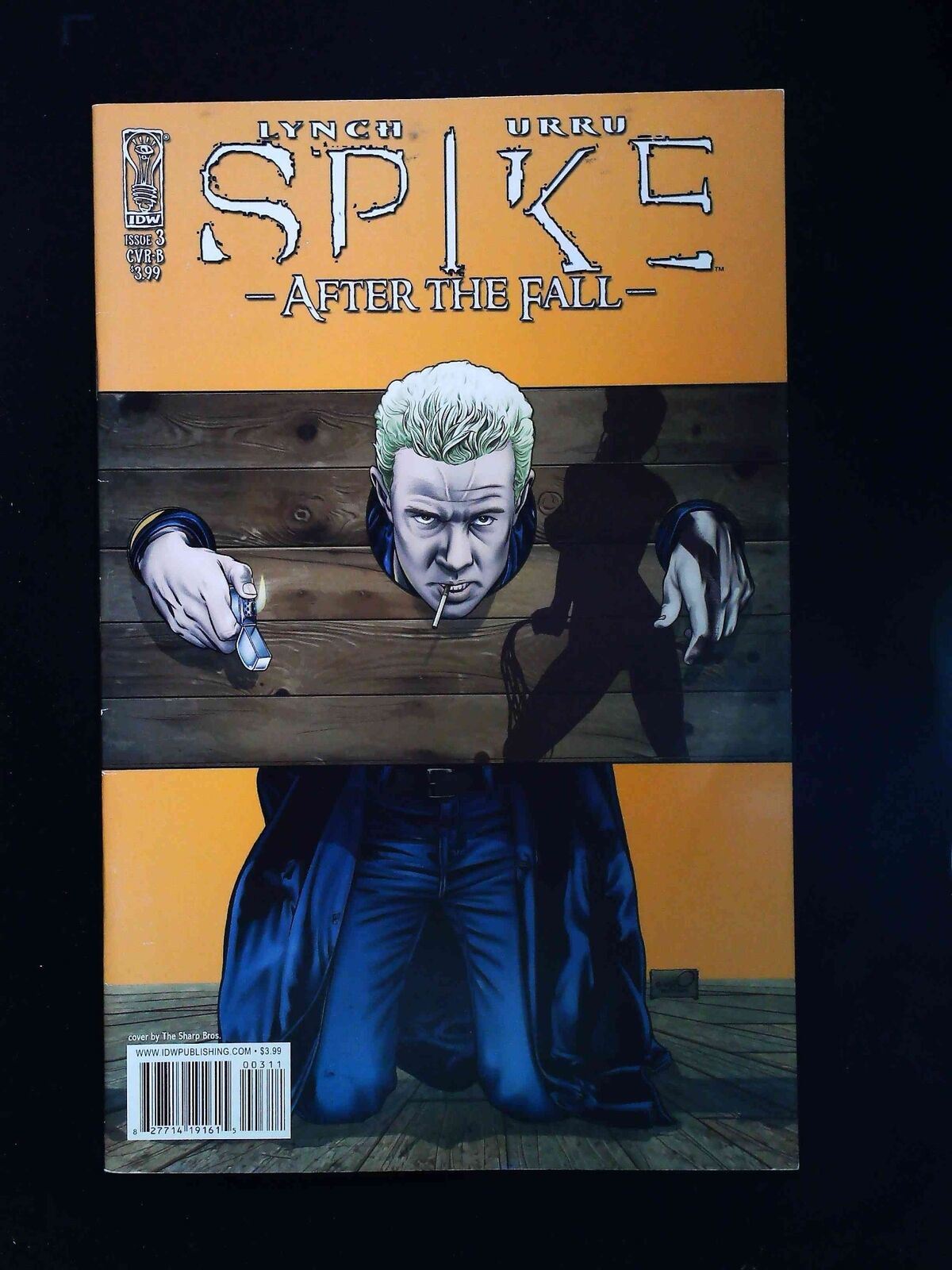 Spike After The Fall #3B  Idw Comics 2008 Vf+  Sharp Brothers Variant