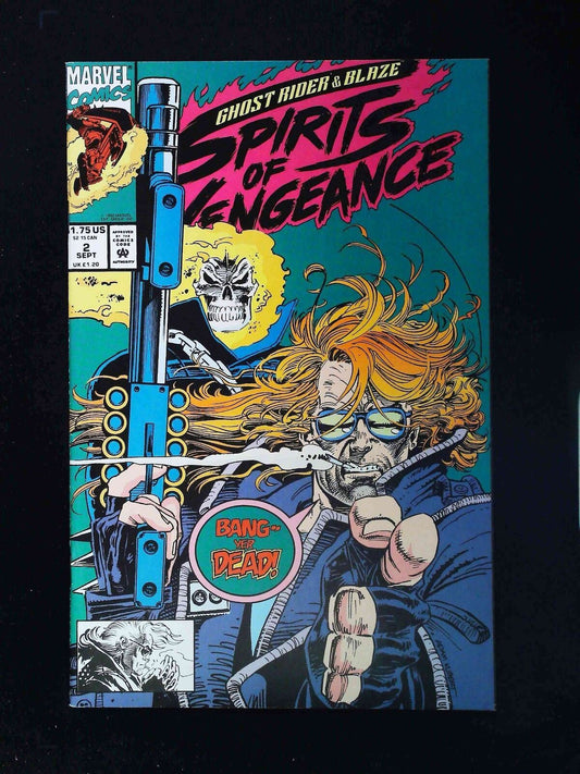 Ghost Rider Blaze Spirits Of Vengeance #2  Marvel Comics 1992 Vf+
