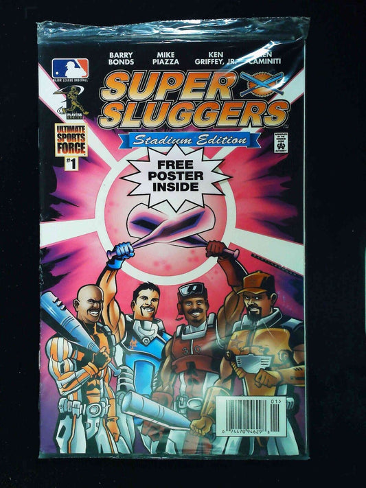 Super Sluggers #1P  Ultimate Sports Force Comics 2000 Vf+ Newsstand Polybagged