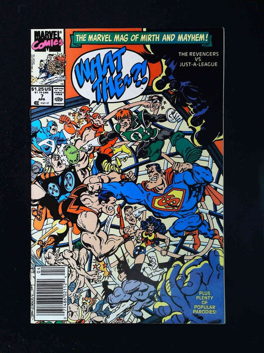 What The--?! #7  Marvel Comics 1990 Vf/Nm Newsstand