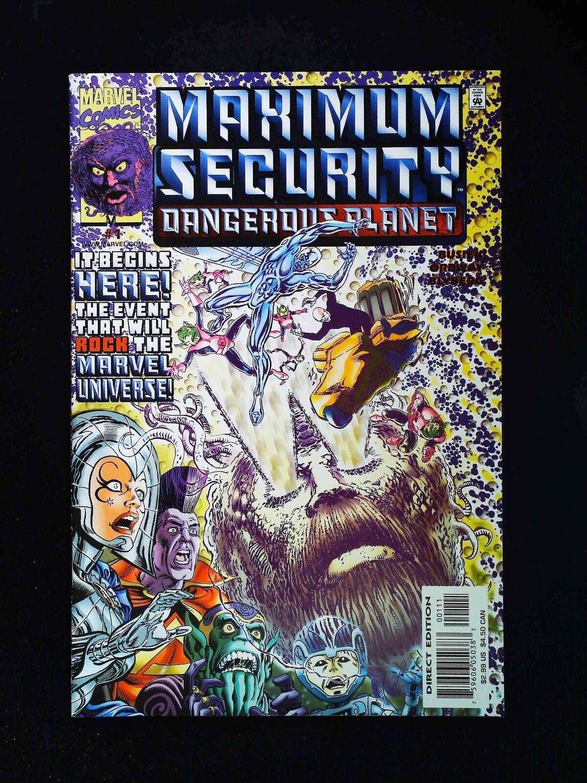 Maximum Segurity Dangerous Planet #1  Marvel Comics 2000 Vf/Nm