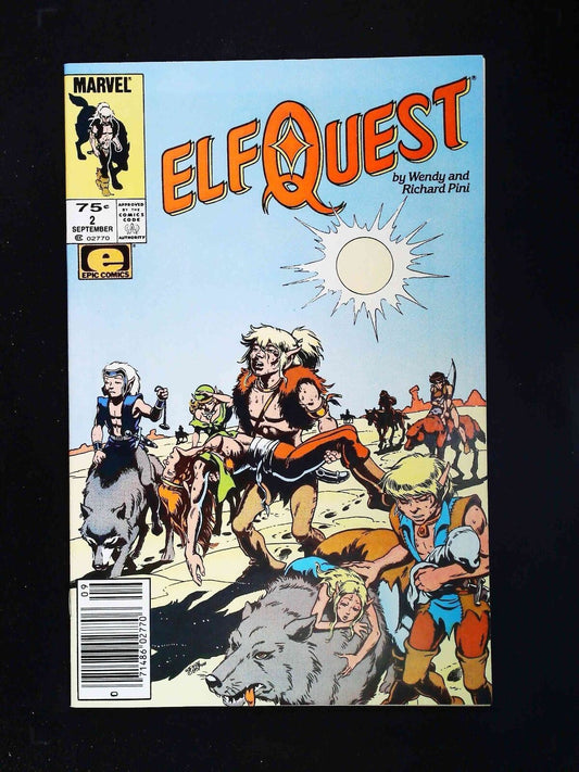 Elfquest #2  Marvel Comics 1985 Vf+ Newsstand