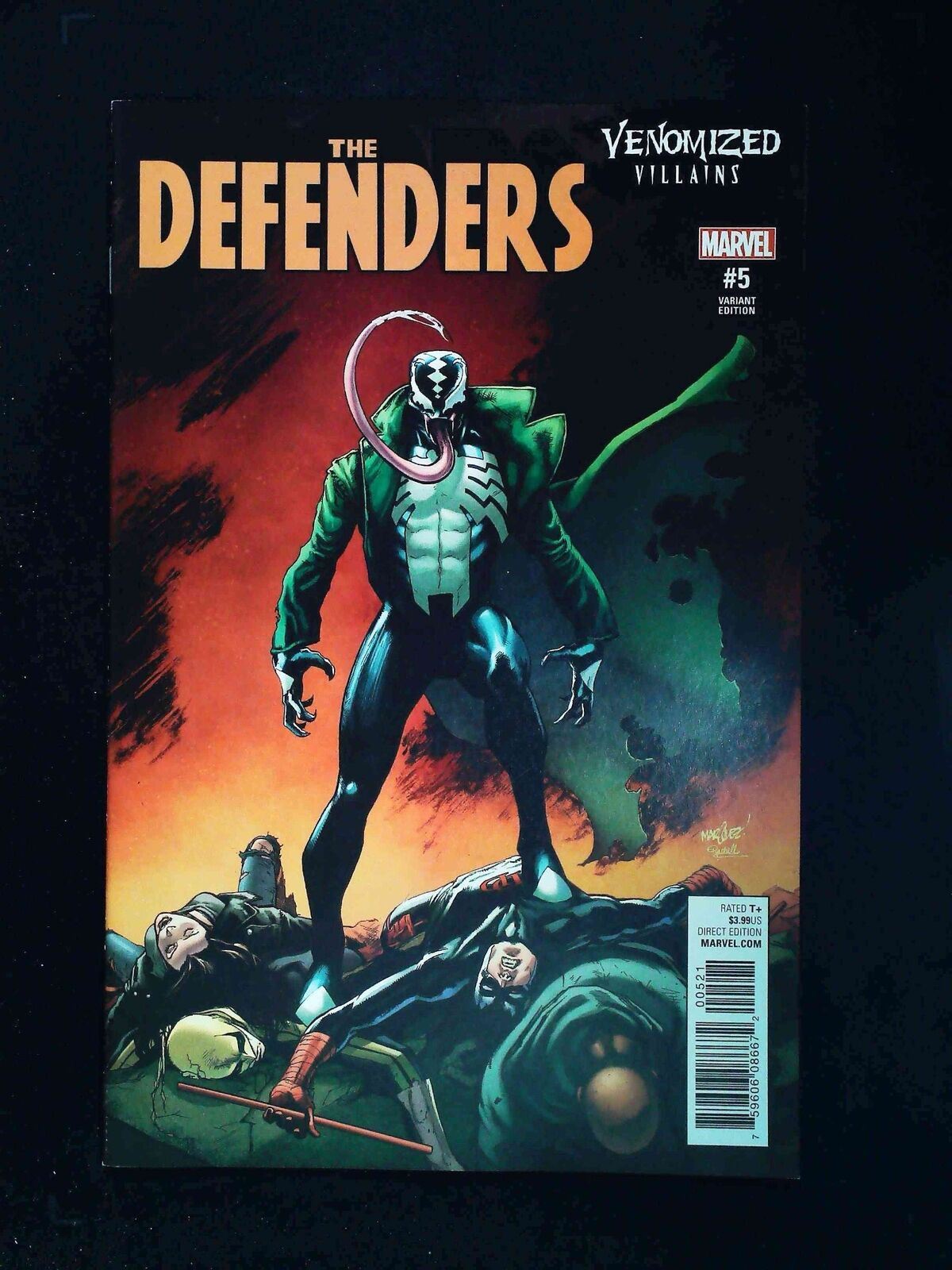 Defenders #5B  Marvel Comics 2017 Vf/Nm  Marquez Variant