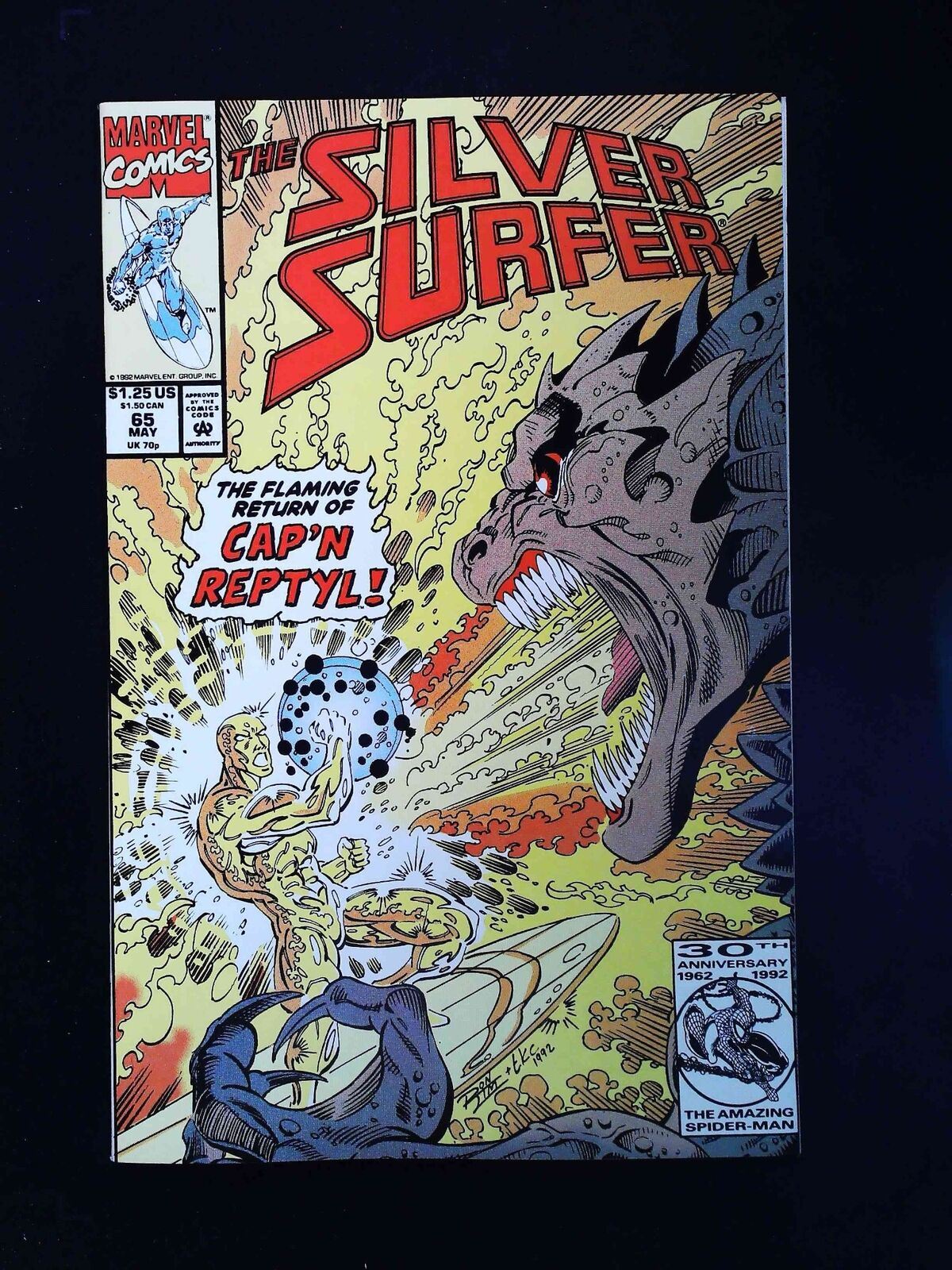Silver Surfer #65 (2Nd Series) Marvel Comics 1992 Vf/Nm