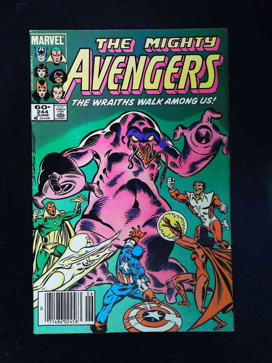 Avengers #244  Marvel Comics 1984 Fn Newsstand
