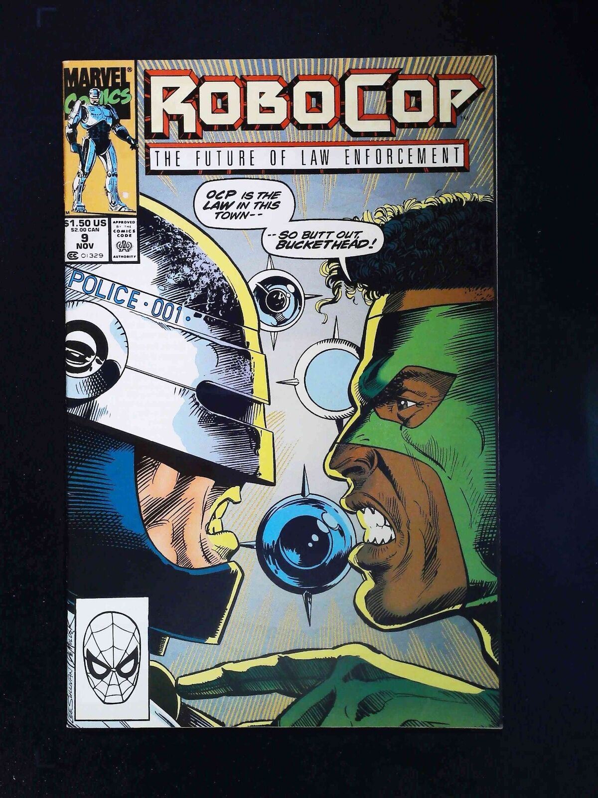 Robocop #9  Marvel Comics 1990 Vf+