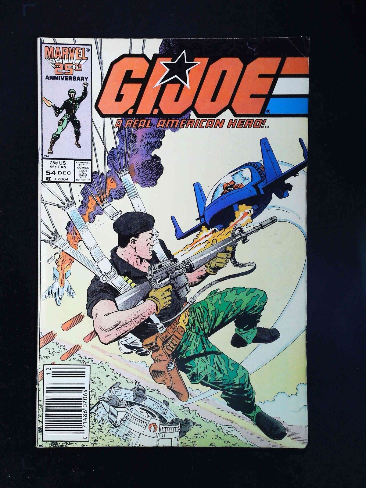 Gi Joe #54  Marvel Comics 1986 Fn Newsstand
